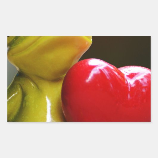 Ik hou van me...Ik ben Lonley. Rechthoekige Sticker (Voorkant)