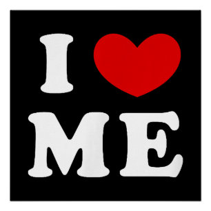 Ik hou van me, ik hart me perfect poster