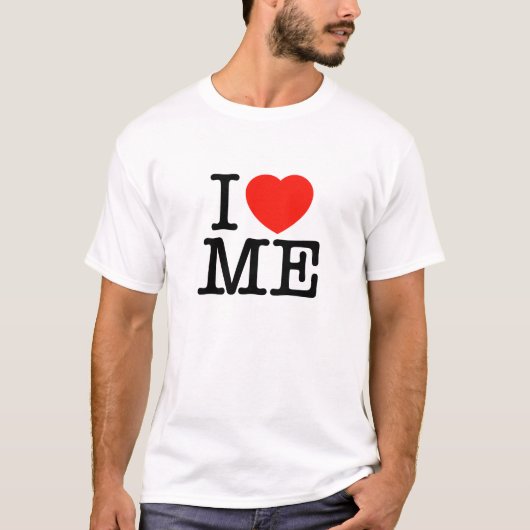 Ik hou van me Mannen T-shirts (Voorkant)