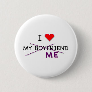 Ik hou van me ronde button 5,7 cm