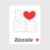 Ik hou van me sticker (Vel)