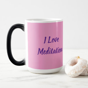 Ik Hou Van Meditatie Roze Vormende Mok