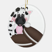 Ik hou van melkkoe keramisch ornament (Links)