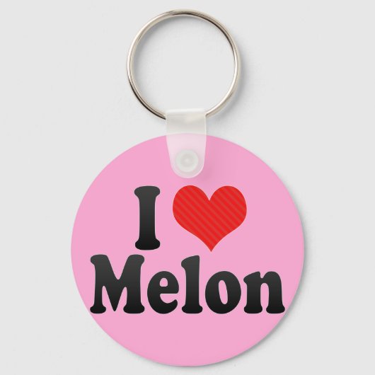 Ik hou van Melon Sleutelhanger (Voorkant)