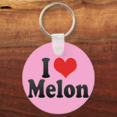 Ik hou van Melon Sleutelhanger (Voorkant)