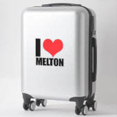 Ik hou van Melton Sticker (Koffer)