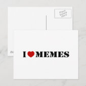 Ik hou van memen briefkaart (Voorkant / Achterkant)