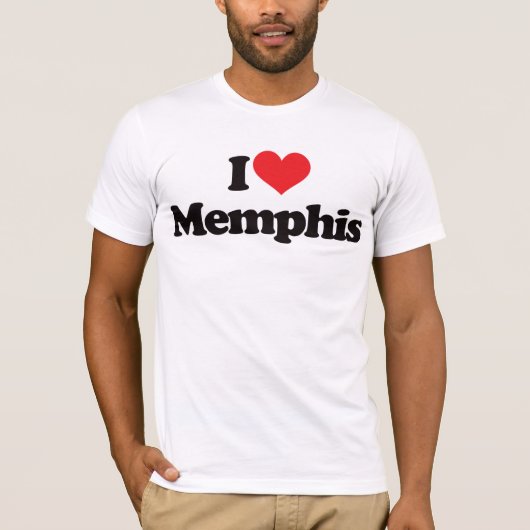 Ik hou van Memphis T-shirt (Voorkant)