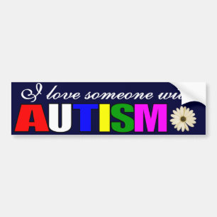 Ik hou van mensen die autisme hebben bumpersticker
