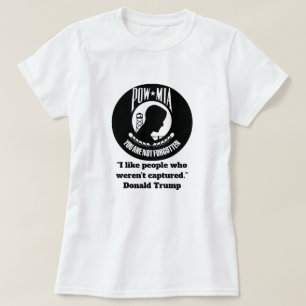 "Ik hou van mensen die niet gevangen zijn genomen. T-shirt