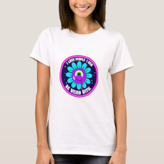 Ik hou van mensen met wie ik raar kan zijn t-shirt