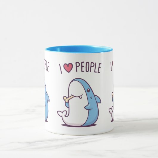 Ik hou van mensen mok (Midden)