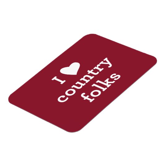 Ik hou van mensen op het platteland magneet (Linkerzijde)