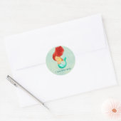 Ik hou van Mermaids Ronde Sticker (Envelop)