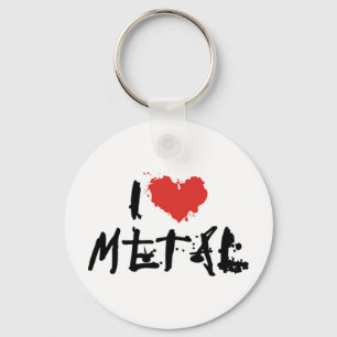 Ik Hou Van Metaal Sleutelhanger