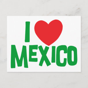 Ik hou van Mexico Briefkaart