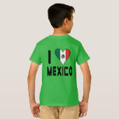 Ik hou van Mexico Jongens T-shirt (Achterkant volledig)