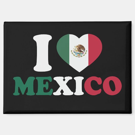 Ik hou van Mexico Magneet (Voorkant)
