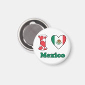 Ik hou van Mexico magnet Magneet (Voorkant / Achterkant)