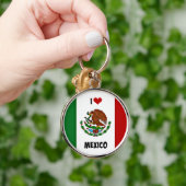 Ik hou van Mexico, Mexicaanse vlag. Sleutelhanger (Hand)