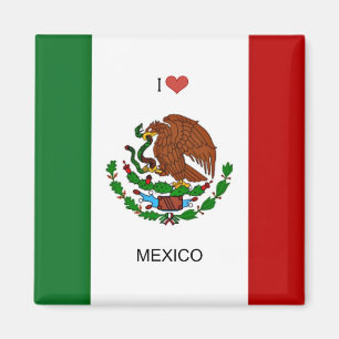 Ik hou van Mexico, Vlag van Mexico Magneet