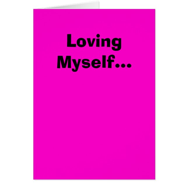 Ik hou van mezelf... (Voorkant)