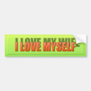 Ik hou van mezelf bumpersticker