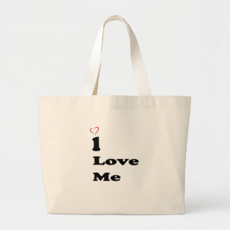 Ik hou van mezelf grote tote bag