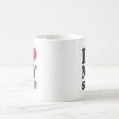 Ik hou van mezelf koffiemok (Center)