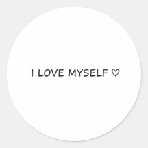 “Ik Hou Van Mezelf” Stickers – Schattig & Betaalba