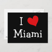 Ik hou van Miami Briefkaart (Voorkant / Achterkant)