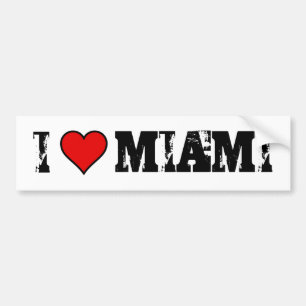 ~Ik hou van Miami~ BUMPERSTICKER
