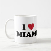 Ik hou van Miami Florida Koffiemok (Links)