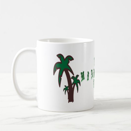 Ik hou van Miami Gardens, Florida Koffiemok (Links)
