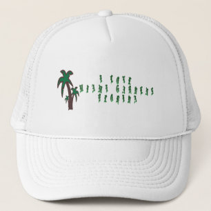 Ik hou van Miami Gardens Florida Trucker Pet