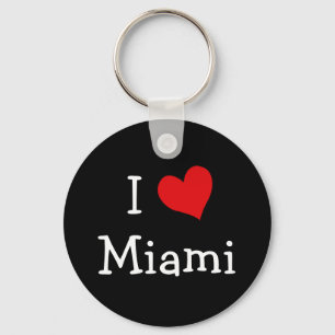 Ik hou van Miami Sleutelhanger