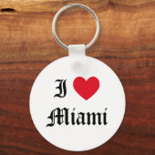 Ik hou van Miami Sleutelhanger (Voorkant)