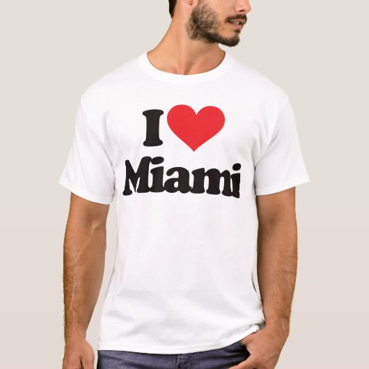Ik hou van Miami T-shirt (Voorkant)