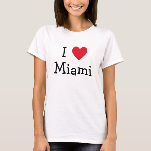 Ik hou van Miami T-shirt (Voorkant)