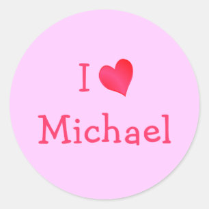 Ik hou van Michael Sticker