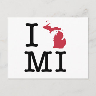 Ik hou van Michigan Briefkaart