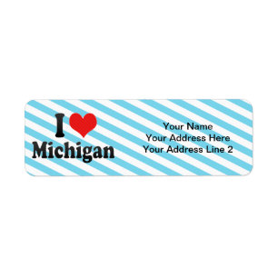 Ik hou van Michigan Etiket