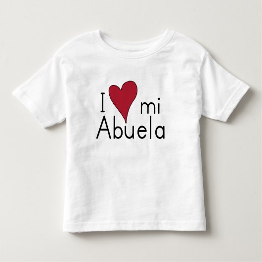 Ik hou van mijn abuela kinder shirts (Voorkant)