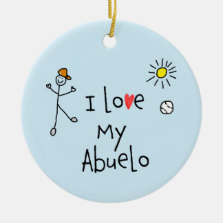 Ik hou van mijn Abuelo-foto Keramisch Ornament