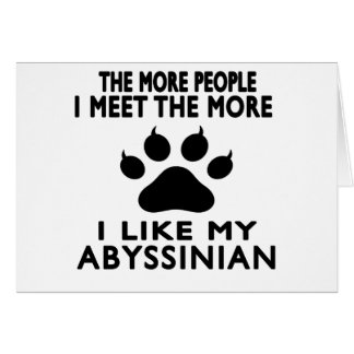 Ik hou van mijn Abyssiniër.