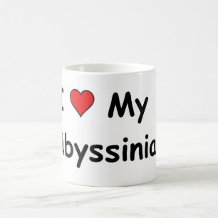 Ik hou van mijn Abyssiniër Koffiemok