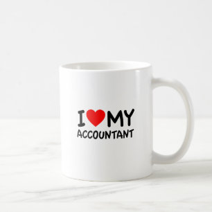 Ik hou van mijn accountant koffiemok