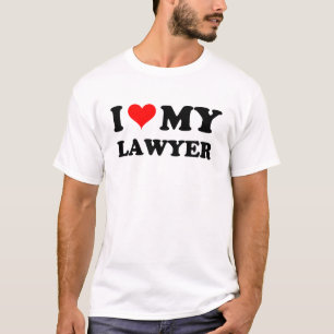 Ik hou van mijn advocaat t-shirt