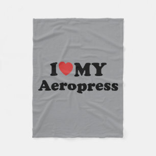 Ik hou van mijn Aeropress Fleece Deken
