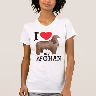 Ik hou van mijn Afghaanse T-shirt